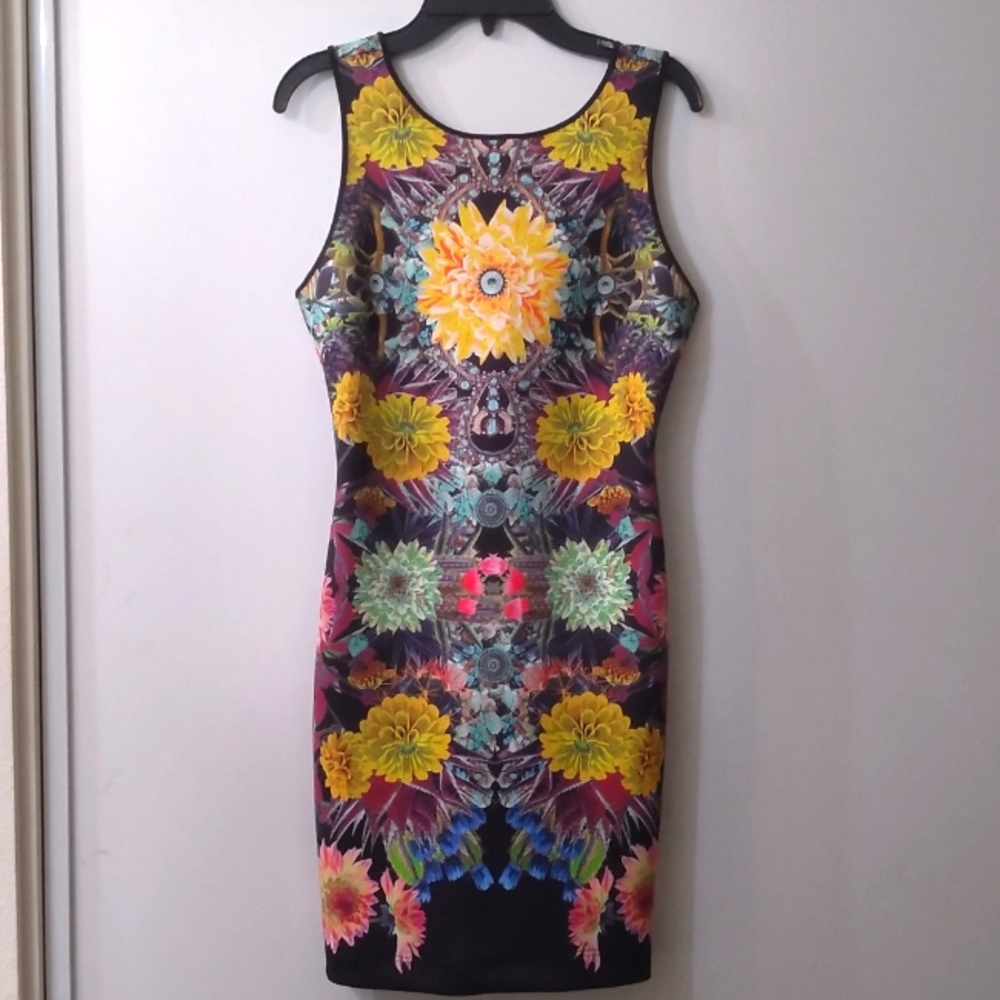 Cactus Turquoise Flower Clover Canyon Dress